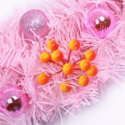 Amazon Hot Sale Christmas Wreath Christmas Simulation Garland Props Door Decoration  