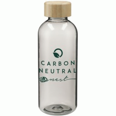 Eco-Friendly 22 oz. RPET Reusable Logo Bottle w/ Bamboo Lid - Good product from ProductClub 