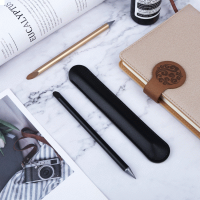 Promotional Metal Aluminum Rod Eternal Pen Inkless Pen Napkin Forever pen-Good product from ProductClub 