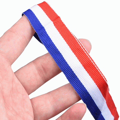 Manufacturer Cheap Printing Sports Award Medals Gold Silver Bronze Winner Medals With Neck Ribbon Lanyard  