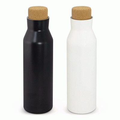 Creative Design Stainless Steel Double-Wall Vacuum Bottles with Cork Lid-Good products from ProductClub 