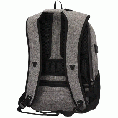 Customized Colored Logo Laptop Backpack with USB Port-Good products from ProductClub 