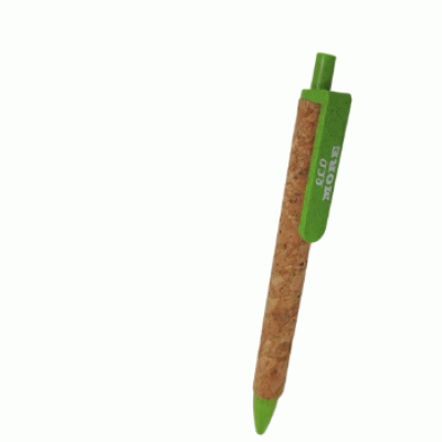 Cork+Wheat Straw Pen-(Recycled materials - materials from nature) 