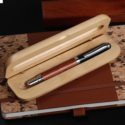 Laser Logo Metal & Wood Signature Pens Customized Metal Pens for Bank Gifts & Business Gifts-Good products from ProductClub 