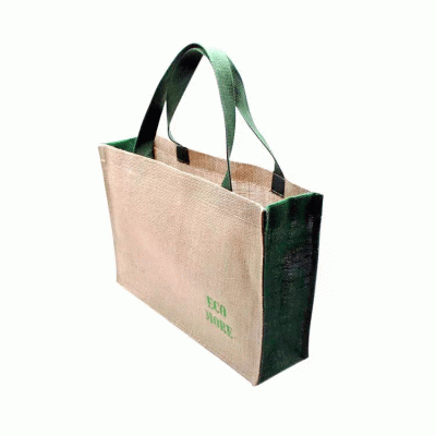 Natural Jute Shopping Bag-(Recycled materials - materials from nature) 