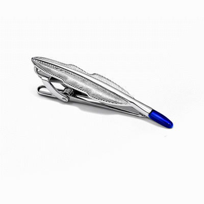 Best Selling Men Neck Tie Silver Tone Metal Fashion Tie Clips  