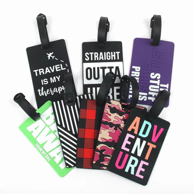 Popular Custom Personalised 3D Relief Logo Pvc Luggage Tag-Good products from ProductClub 