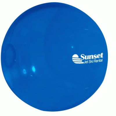 Perfect Promotional Gift-Custom Branded 16" Beach Ball — Printed With Your Logo 