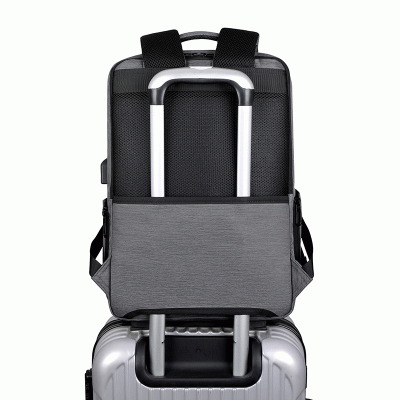 Handheld Shoulder Laptop Bag with Large Capacity 15 inch USB Charge Port Business and Leisure Student Backpack-Good products from ProductClub 
