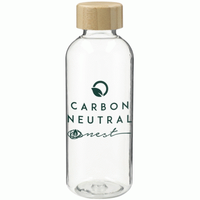 Environmentalist  Customization 22 oz. RPET Reusable Logo Bottle w/ Bamboo Lid - Good product from ProductClub 