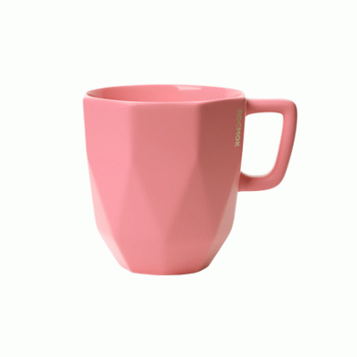 Minimalist Creative INS Style Matte Ceramic Coffee Mug with DIAMONDS CUTTING SURFACE-Good products from ProductClub 