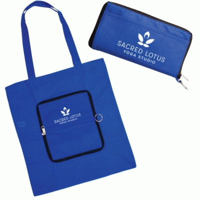 Cheap Promotion Zip-Up Folding Custom Tote Bags-Good products from ProductClub 