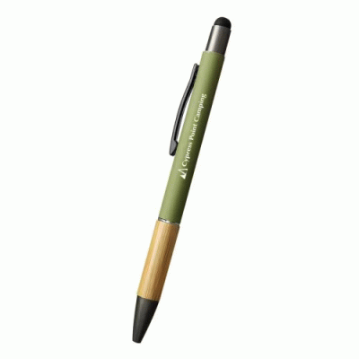 Custom Branded Aidan Bamboo Pen — Printed With Your Logo 