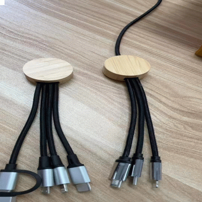 Wooden USB  cable-(Recycled materials - materials from nature) 