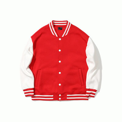 A trendy color blocking baseball jersey with custom thickened shoulder protection and warm fleece. The logo can be printed on the baseball jersey-Good products from ProductClub 
