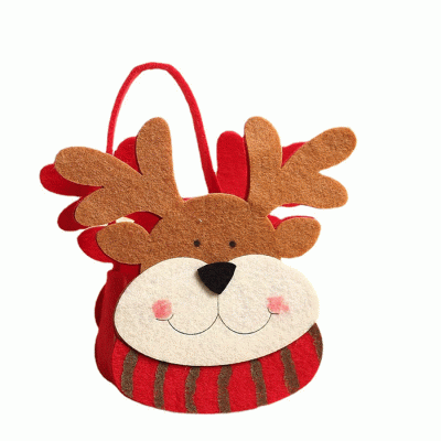 Factory Price Handmade Christmas Gift Bags Felt Candy Bag  