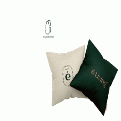 Environmentally friendly rept pillows-(Recycled materials - materials from nature) 