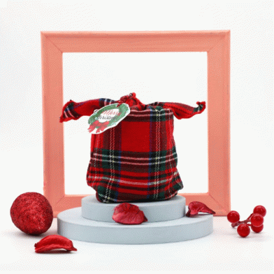 New Design Customized  Christmas Glass Scented Candle with Gift Bag -Good products from ProductClub 