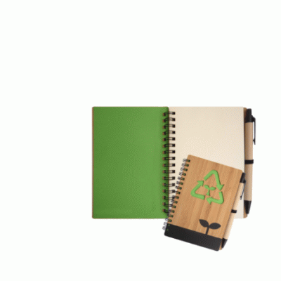 Recycled Bamboo Cover Notebook for Promotional Gifts 