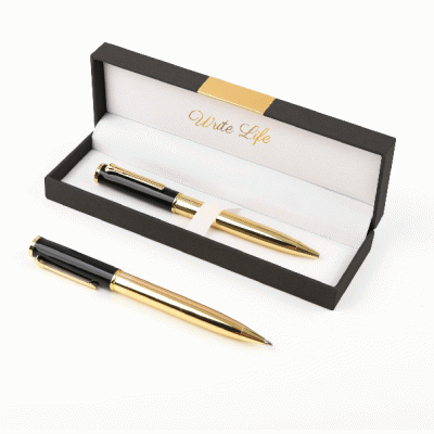 High End Electroplated Metal Pen Customized High-End Gift Pens Amazon Simplicity  European and American Ballpoint Pens With Customized Logo-Good products from ProductClub 