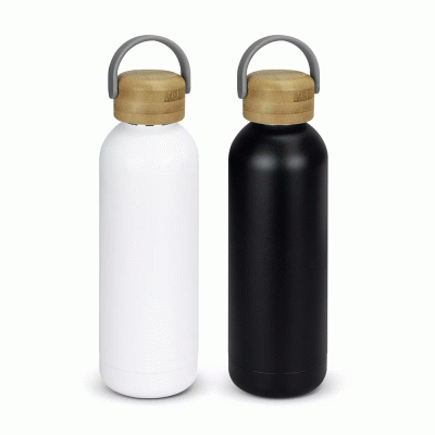 Portable Handheld Outdoors Stainless Steel Bottles with Bamboo Cover-Good products from ProductClub 