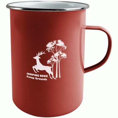 Popular Design Coated Steel Custom Campfire Mug Cofffee Cup-Good products from ProductClub 