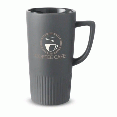 Cross Border Hot Selling Custom Ribbed Base Ceramic Coffee Mug-Good products from ProductClub 