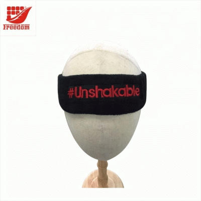 Promotional Customized Embroidery Sport Sweatband  