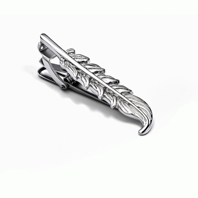 Best Selling Men Neck Tie Silver Tone Metal Fashion Tie Clips  