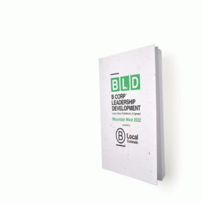 Special Custom Branded Seed Paper Notebook — Printed With Your Logo 