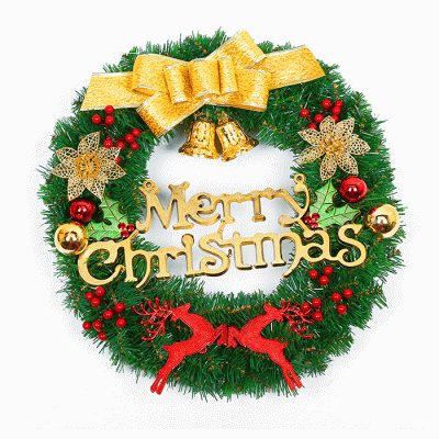 Custom Design Christmas Wreaths Handmade Door Hanging Home Decor Christmas Garland  