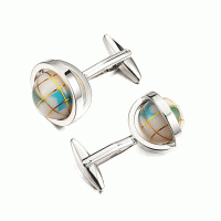 Promotional Custom Personalized Round Cufflink For Gentleman 