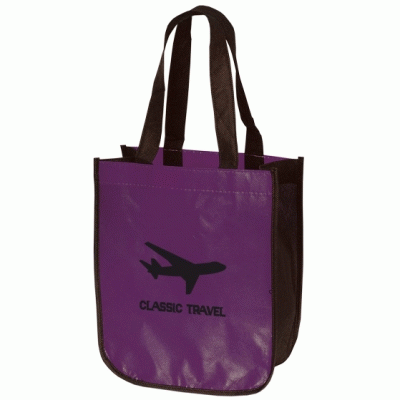Wholesale Customized Full Color Lamination Recycled Non-Woven Logo Tote Bag-Good products from ProductClub 