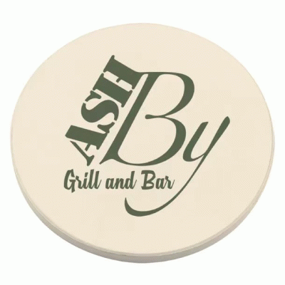 Round Absorbent Coaster With Your Logo 