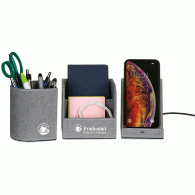 Custom High Quality  Desk Organizer w/ Wireless Charging Station-Good products from ProductClub 