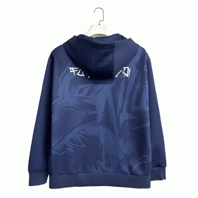 Popular Design Thermal Transfer Printing  Hoodies With Zipper ,Customized Trendy Brand ,High Quality Sweater Customized Knitted Jackets -Good product from ProductClub 
