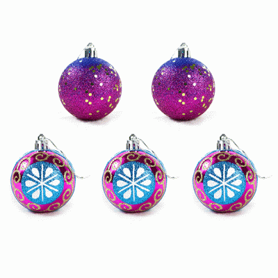 Factory Price Hanging Baubles Plastic Christmas Tree Ornaments Balls  