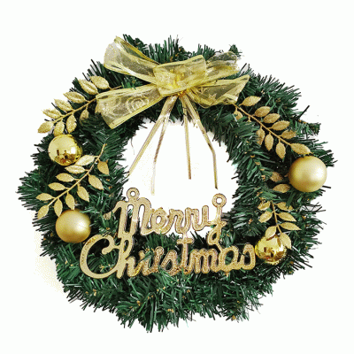 Custom Design Christmas Wreaths Handmade Door Hanging Home Decor Christmas Garland  
