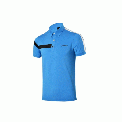 HOT SALE 3D Embroidery Custom Logo Golf Clothing Men Quick-Drying T-Shirt 