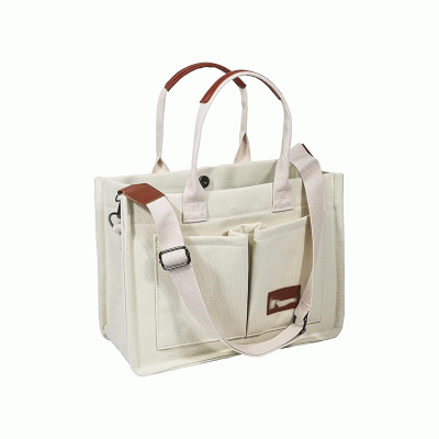 Customized High Quality Canvas Bag Large Capacity Multi-layer Portable Canvas Shoulder Bag-Good products from ProductClub 