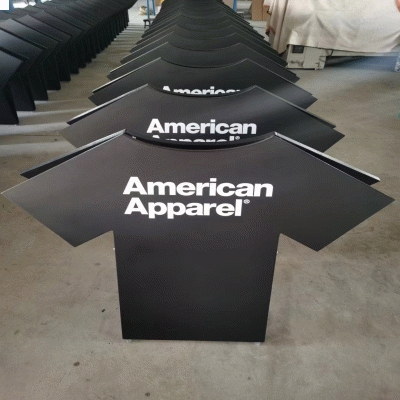 Customized special shaped blackboard display rack 