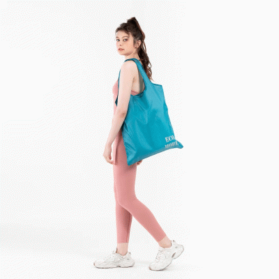 RPET foldable shopping bag-(Recycled materials - materials from nature) 