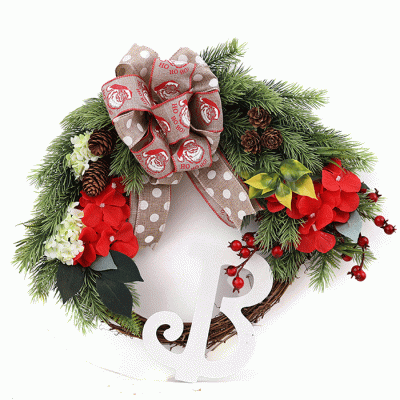Custom Design Christmas Wreaths Grapevine Artificial Christmas Wreath  