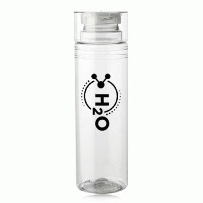 Perfect Promotional Gift-Custom Branded 30 oz Enlace Cylindrical Plastic Water Bottle — Printed With Your Logo 