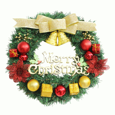 Amazon Hot Sale Outdoor Hanging Christmas Ball Garland Wreath Decorative  