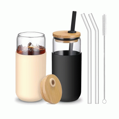 UNIQUE CAN-SHAPED DESIGN 20OZ GLASS TUMBLER-Printed With Your Logo 