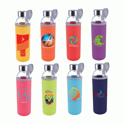 Promotion Wholesale Custom Glass Bottles with Neoprene Sleeve-Good products from ProductClub 