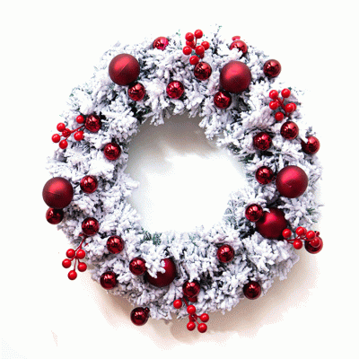 Wholesale Cheap Price Artifical Christmas Wreath Decoration Hanging Door Garland  