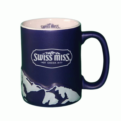 Customized Colored Glaze Relief Logo Ceramic Mug with Logo Inside Ceramic Mug 