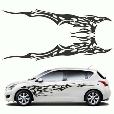 High Quality Custom Logo Car Decal Sticker Die Cut Window Display Sticker  